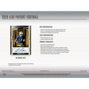2026 Leaf Paydirt Football Hobby Jumbo Box