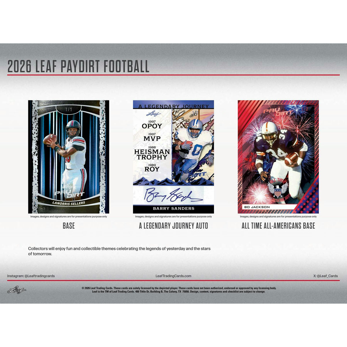2026 Leaf Paydirt Football Hobby Box