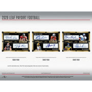2026 Leaf Paydirt Football Hobby 15-Box Case