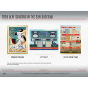 2026 Leaf Seasons in the Sun Baseball Hobby 10-Box Case