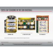 2026 Leaf Seasons in the Sun Baseball Hobby Box