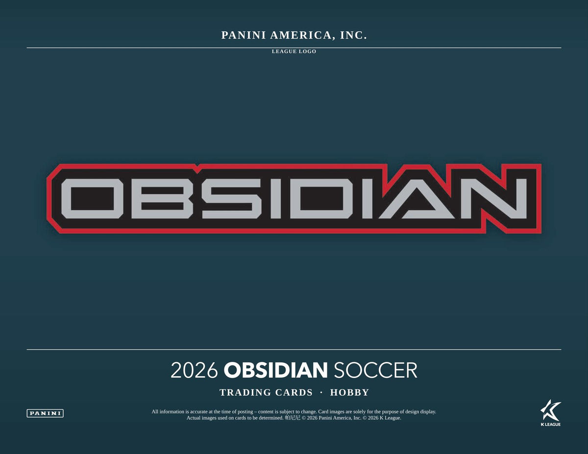 2026 Panini Obsidian K League Soccer Hobby 12-Box Case (Presell)