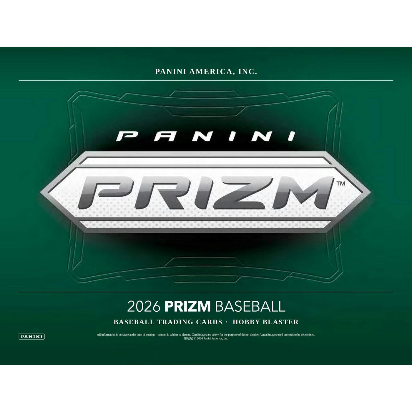2026 Panini Prizm Baseball Blaster Hobby Box (Presell)