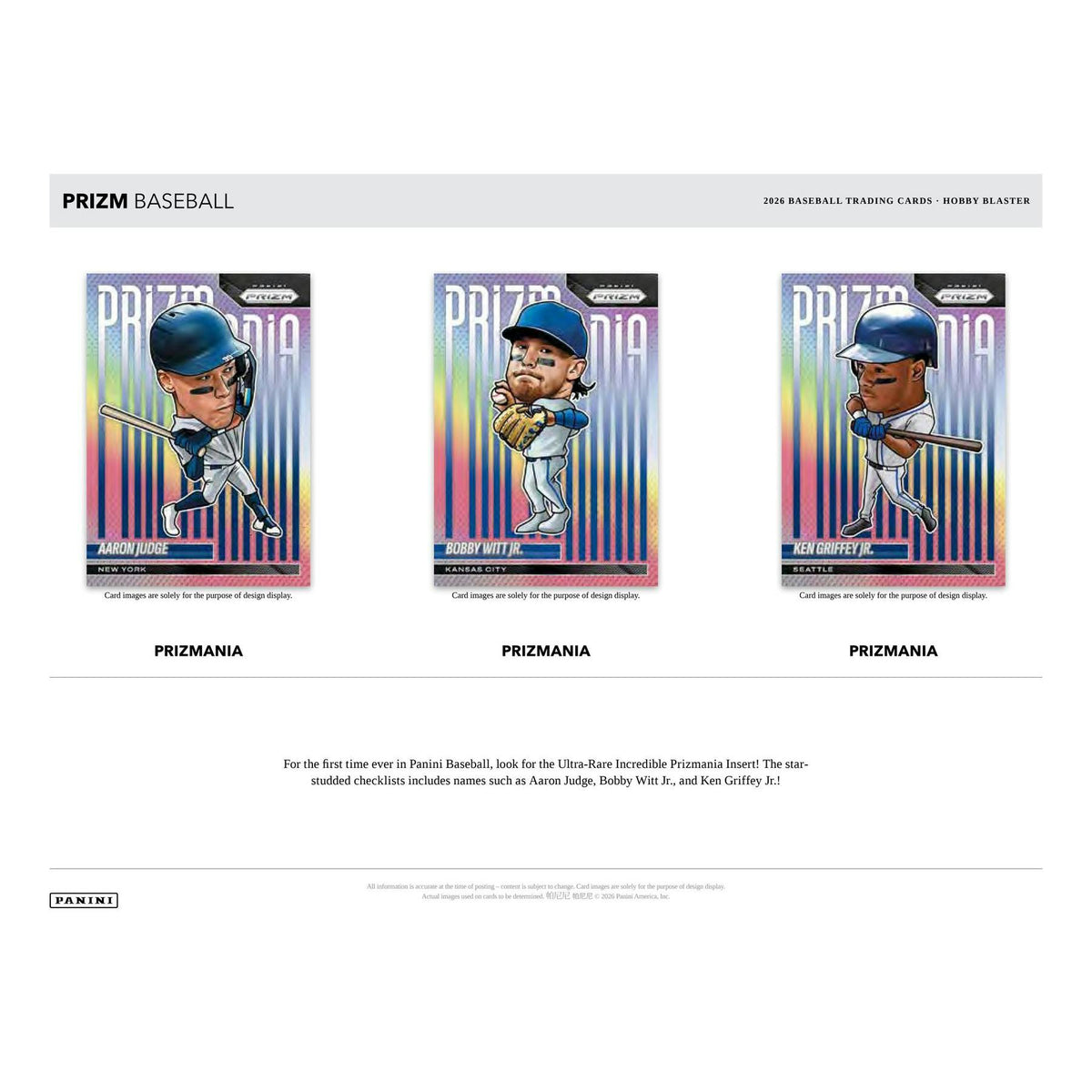 2026 Panini Prizm Baseball Blaster Hobby Box (Presell)
