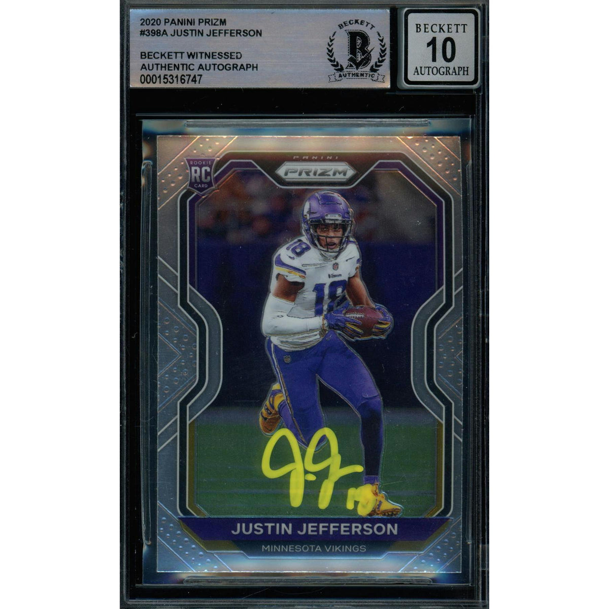 2026 Hit Parade Autographed Slabbed Football Card Rookie Edition Series 2 Hobby Box