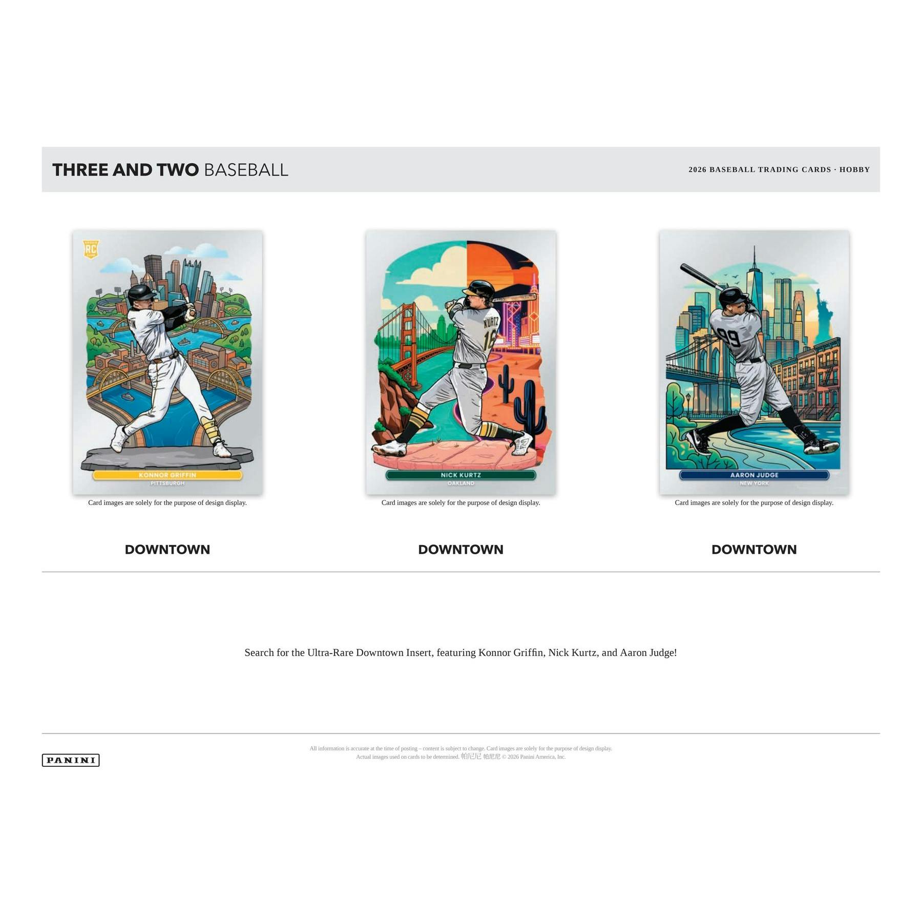 2026 Panini Three and Two Baseball Hobby Box (Presell)