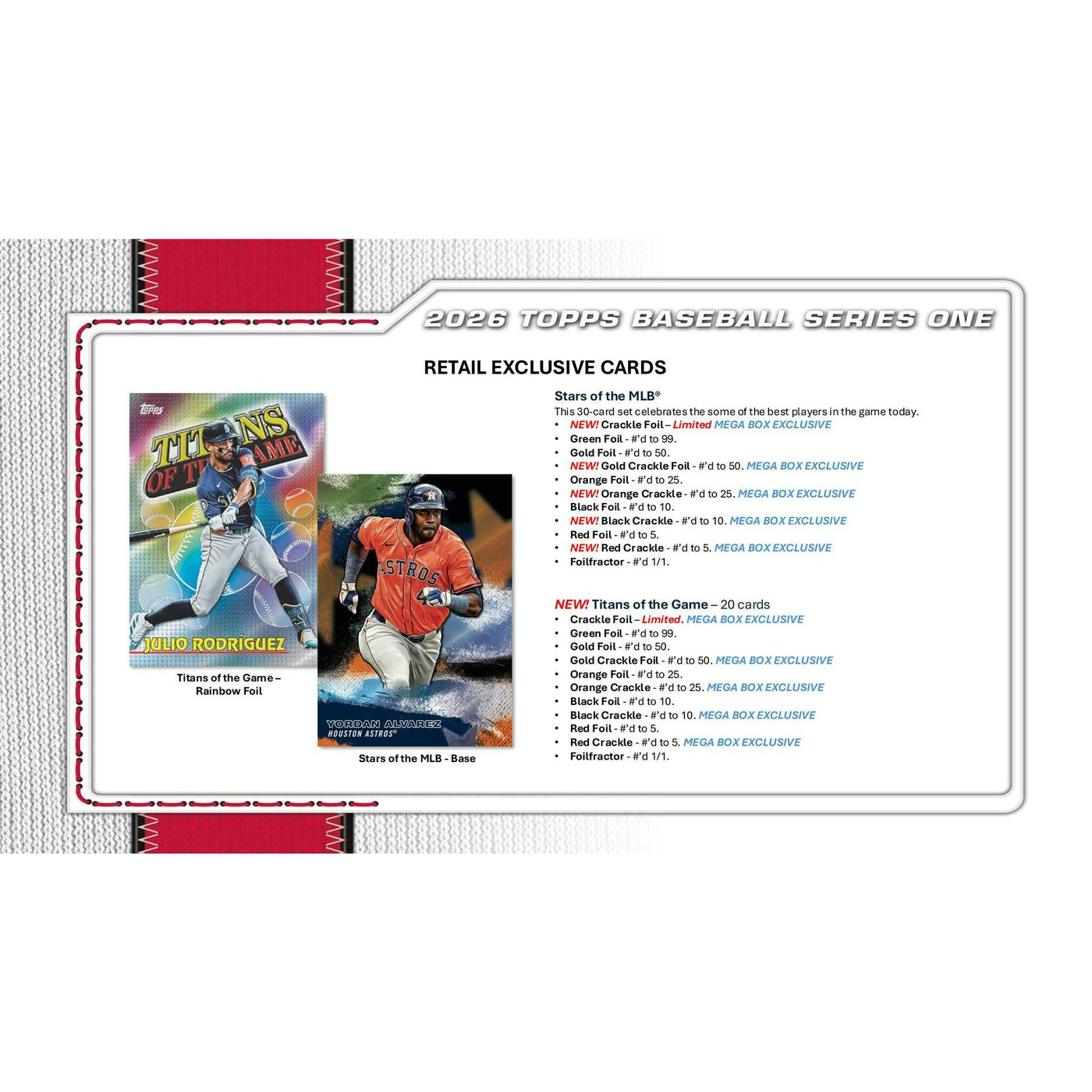 2026 Topps Series 1 Baseball Fanatics Blaster 40-Box Case