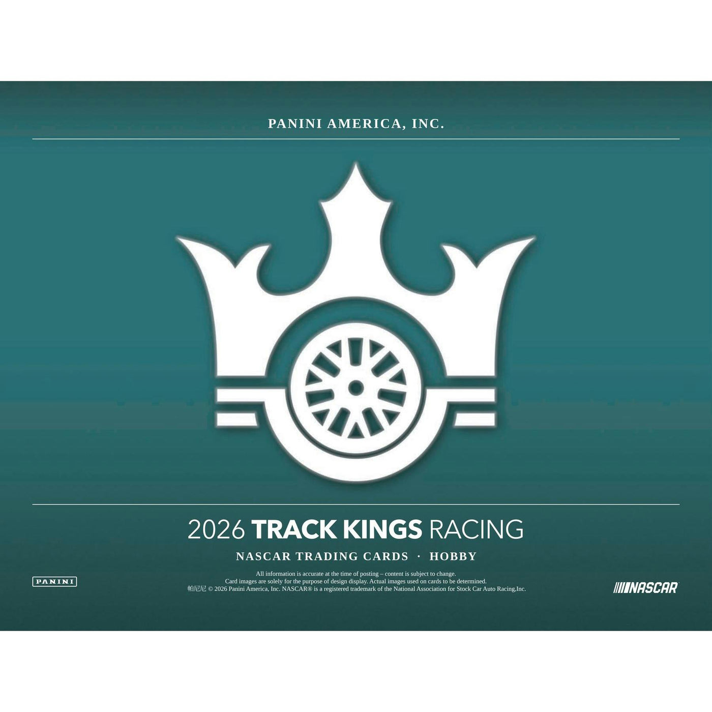 2026 Panini Track Kings NASCAR Racing Hobby Box (Presell)