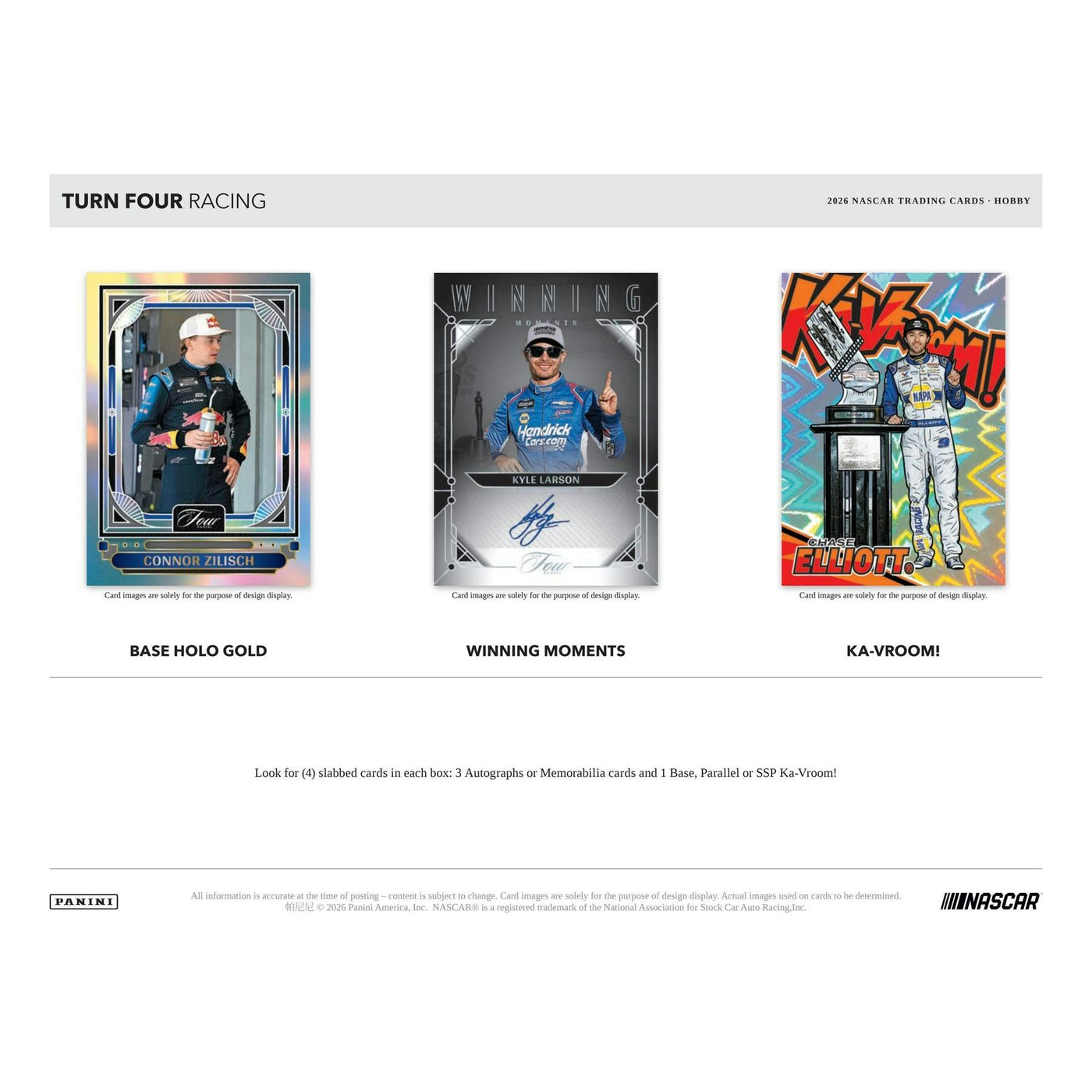 2026 Panini Turn Four Racing Hobby Box