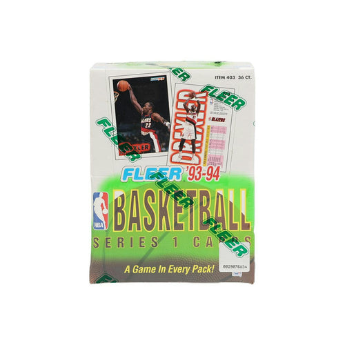 1993/94 Fleer Series 1 Basketball Hobby Box