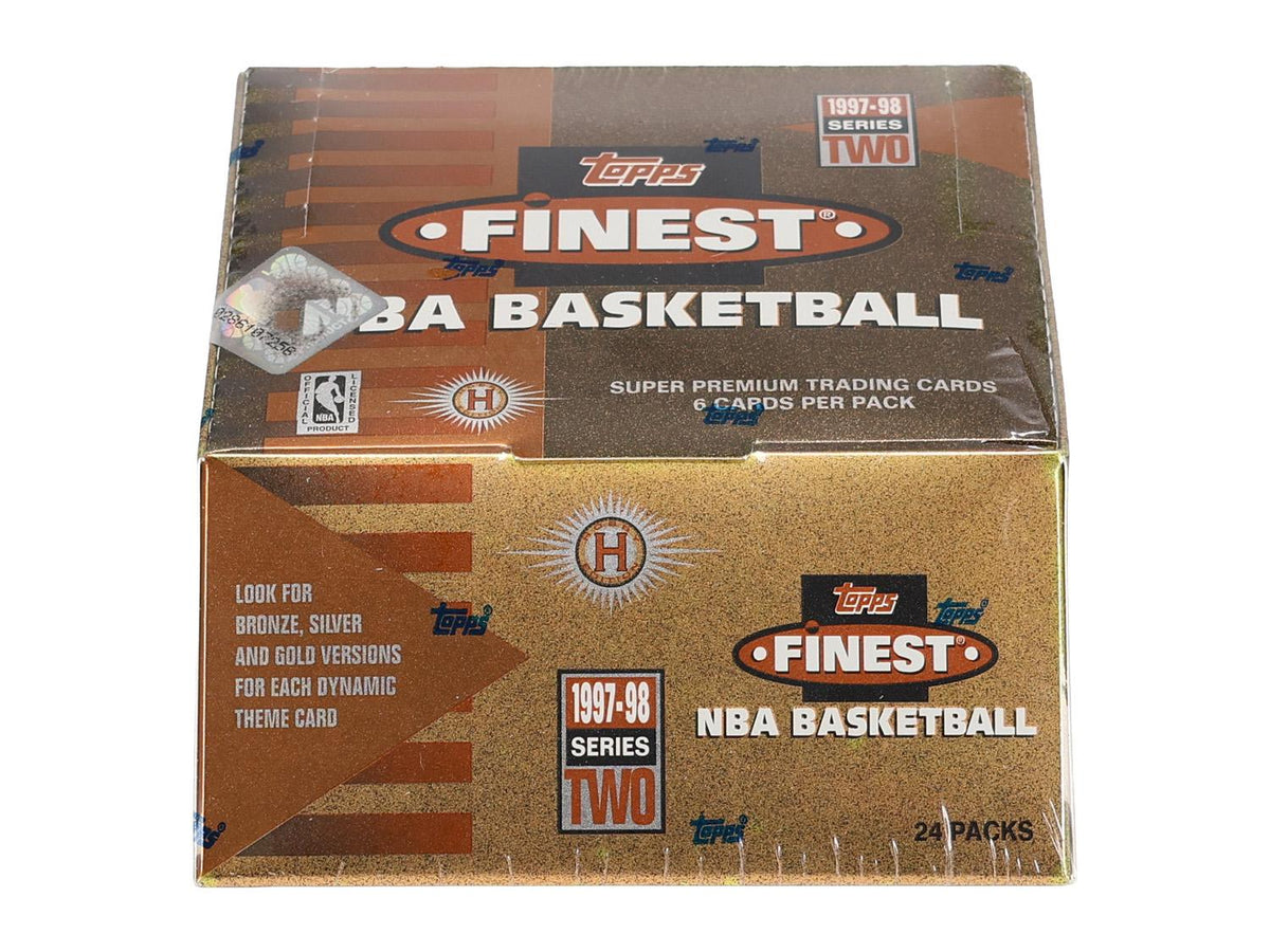 1997/98 Topps Finest Series 2 Basketball Hobby Box