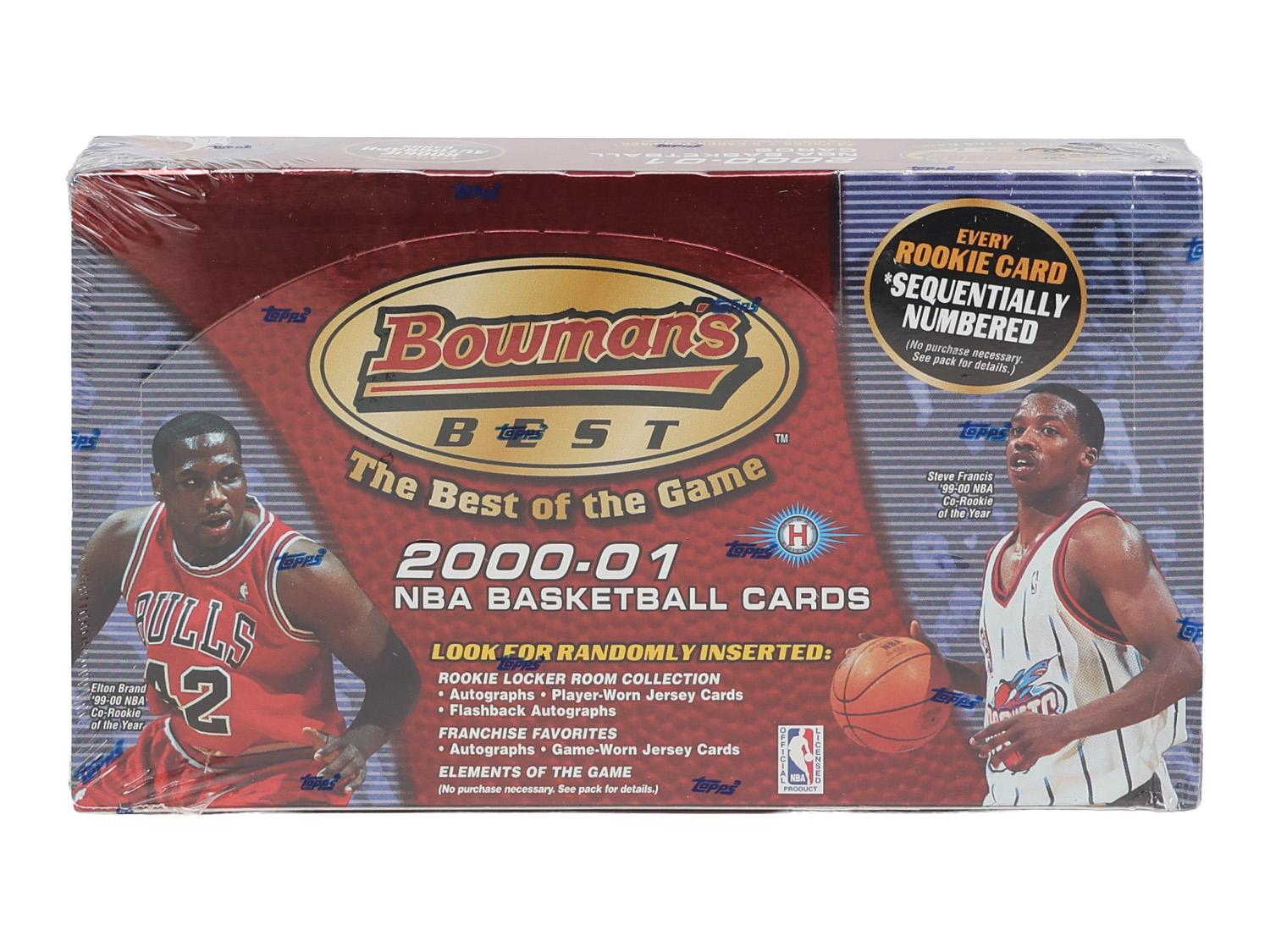 2000/01 Bowman's Best Basketball Hobby Box