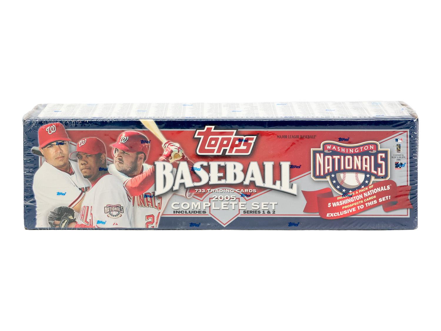 2005 Topps Factory Set Baseball (Box) (Washington Nationals)