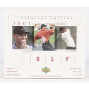 2001 Upper Deck Golf Retail Box - Tiger Woods Rookie!