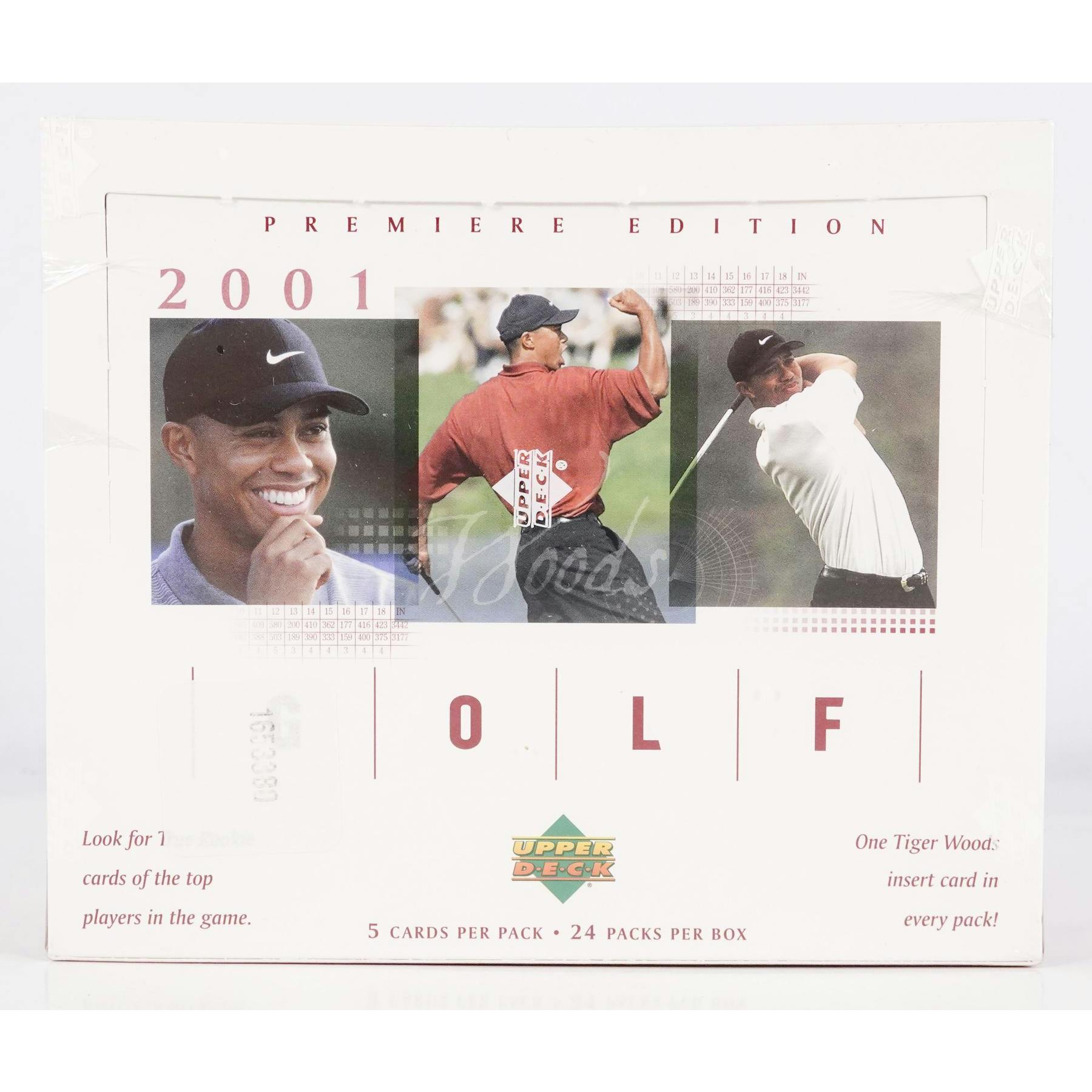 2001 Upper Deck Golf Retail Box - Tiger Woods Rookie!
