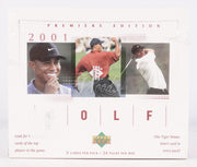 2001 Upper Deck Golf Retail Box - Tiger Woods Rookie!