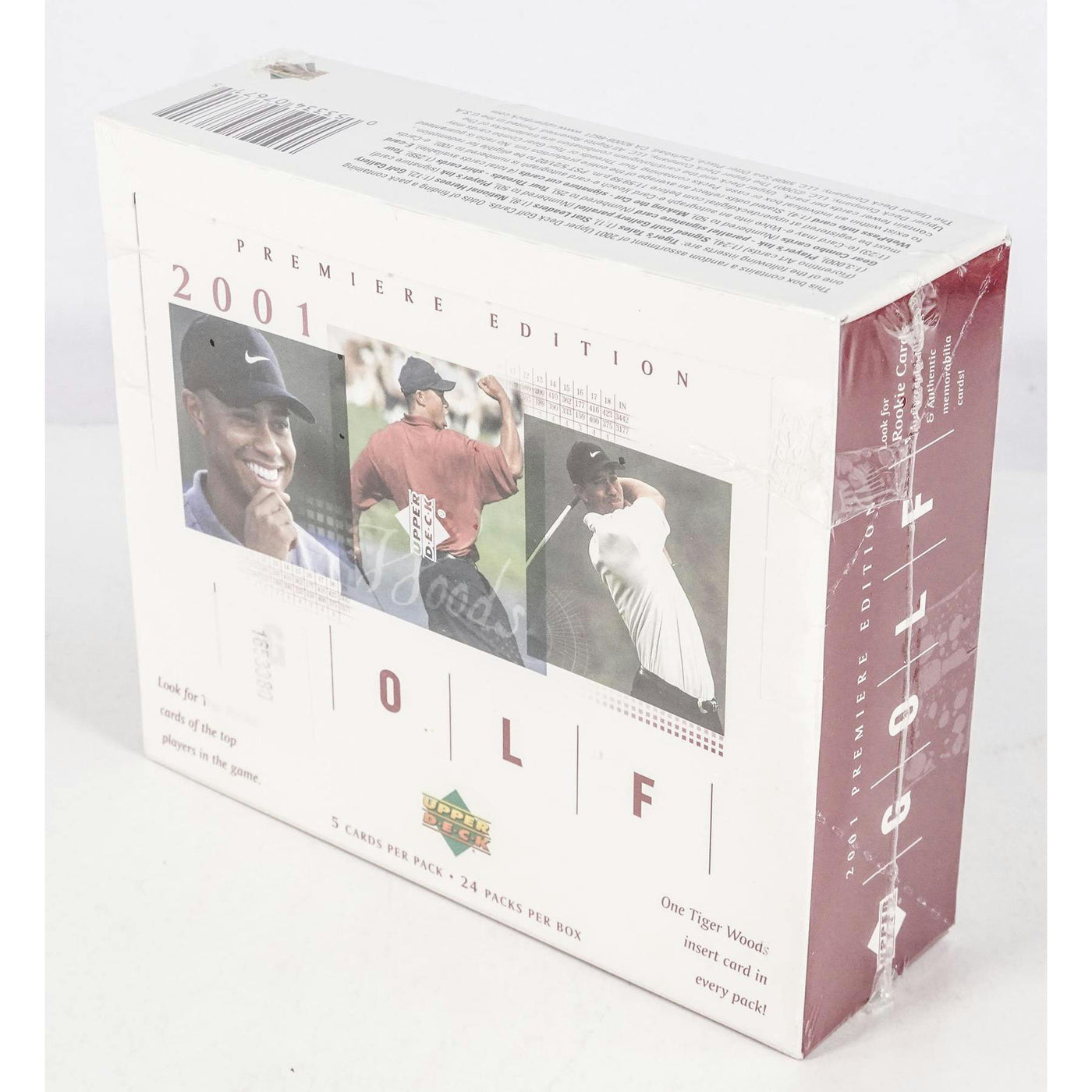 2001 Upper Deck Golf Retail Box - Tiger Woods Rookie!