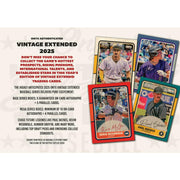 2025 Onyx Vintage Extended Series Baseball Hobby Box