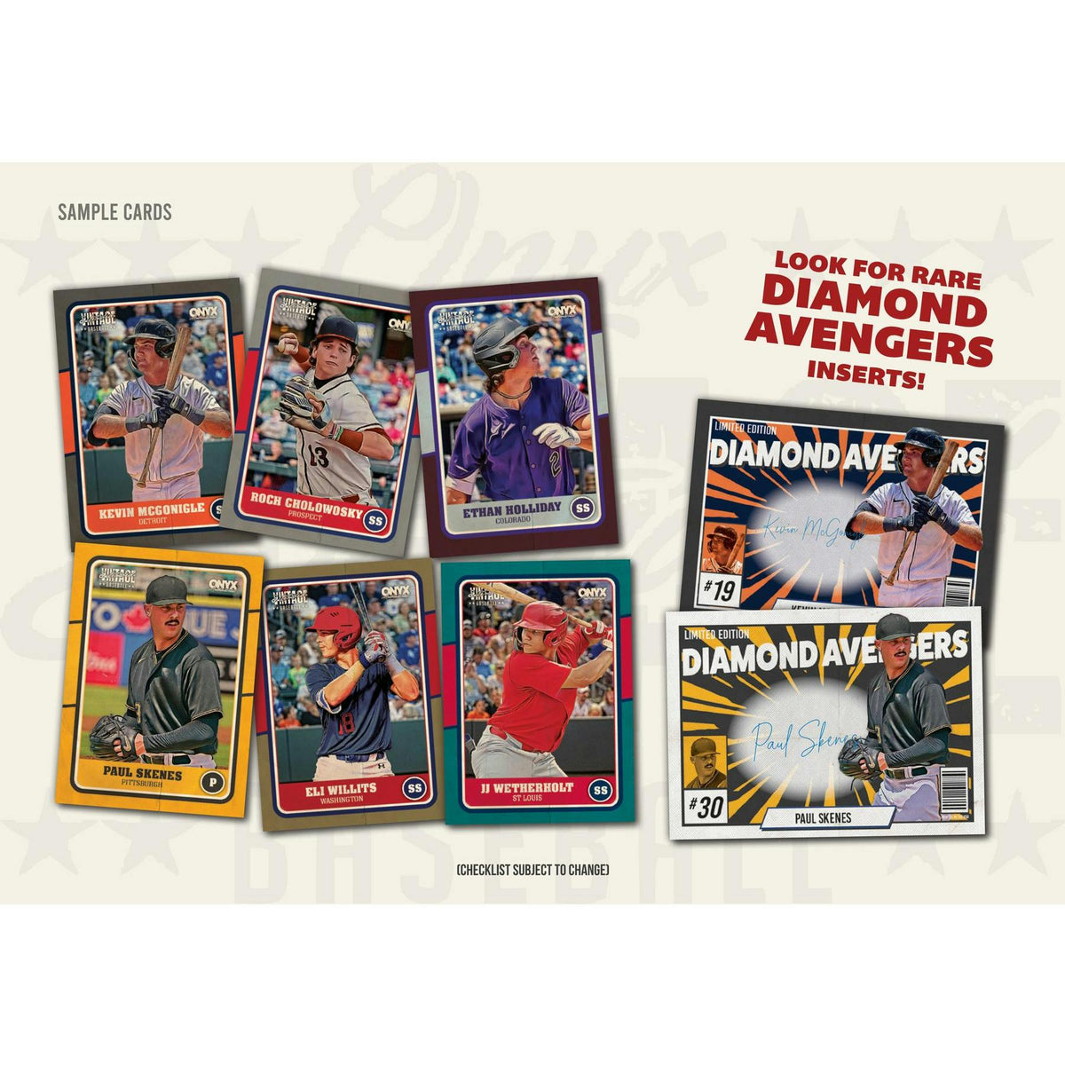 2025 Onyx Vintage Extended Series Baseball Hobby Box