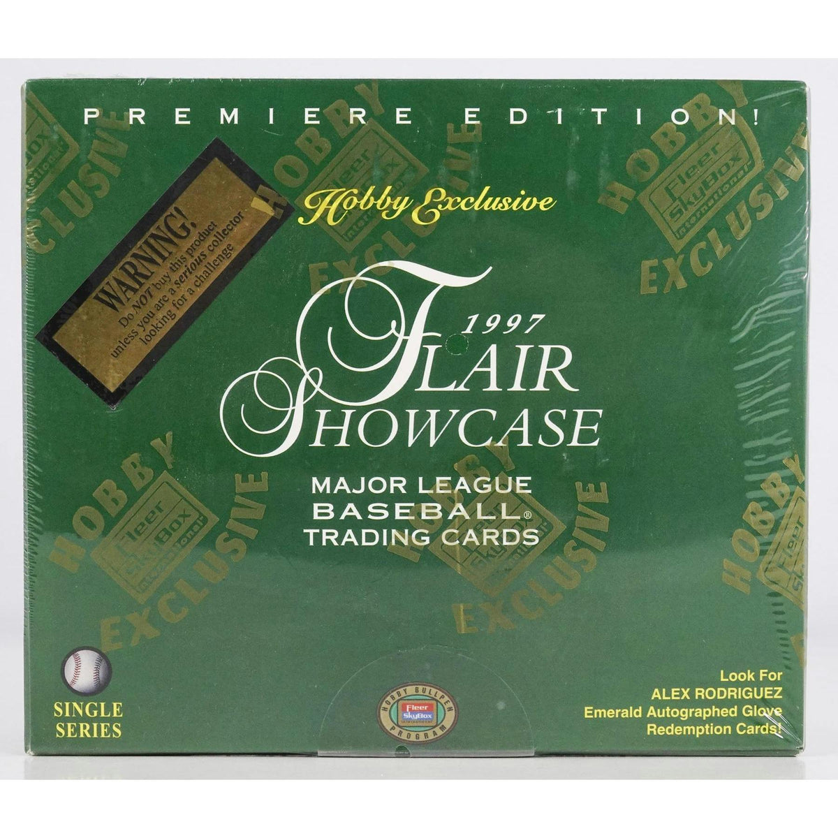 1997 Flair Showcase Baseball Hobby Box