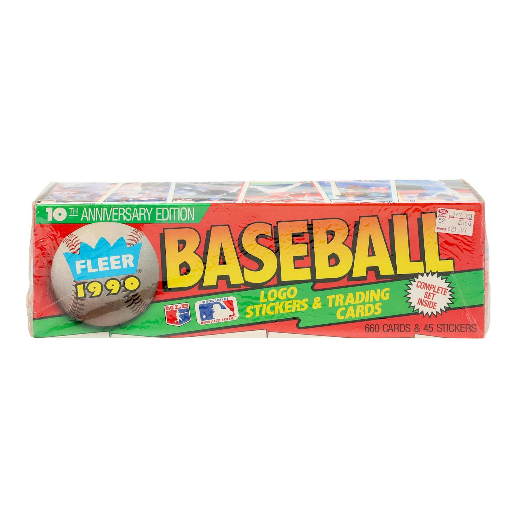 1990 Fleer Baseball Factory Set (colorful)