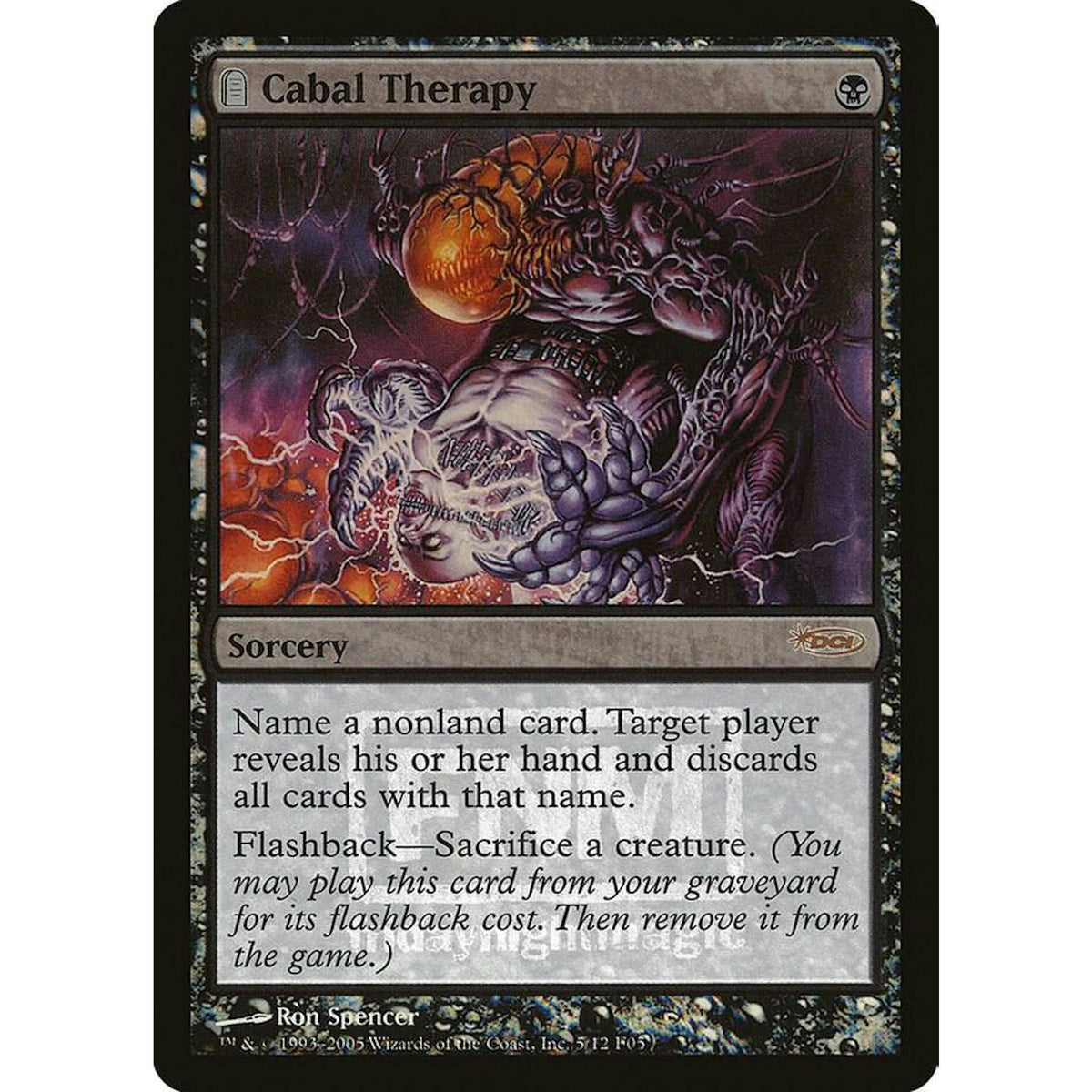 Magic the Gathering DCI FNM Promo FOIL Cabal Therapy NEAR MINT NM