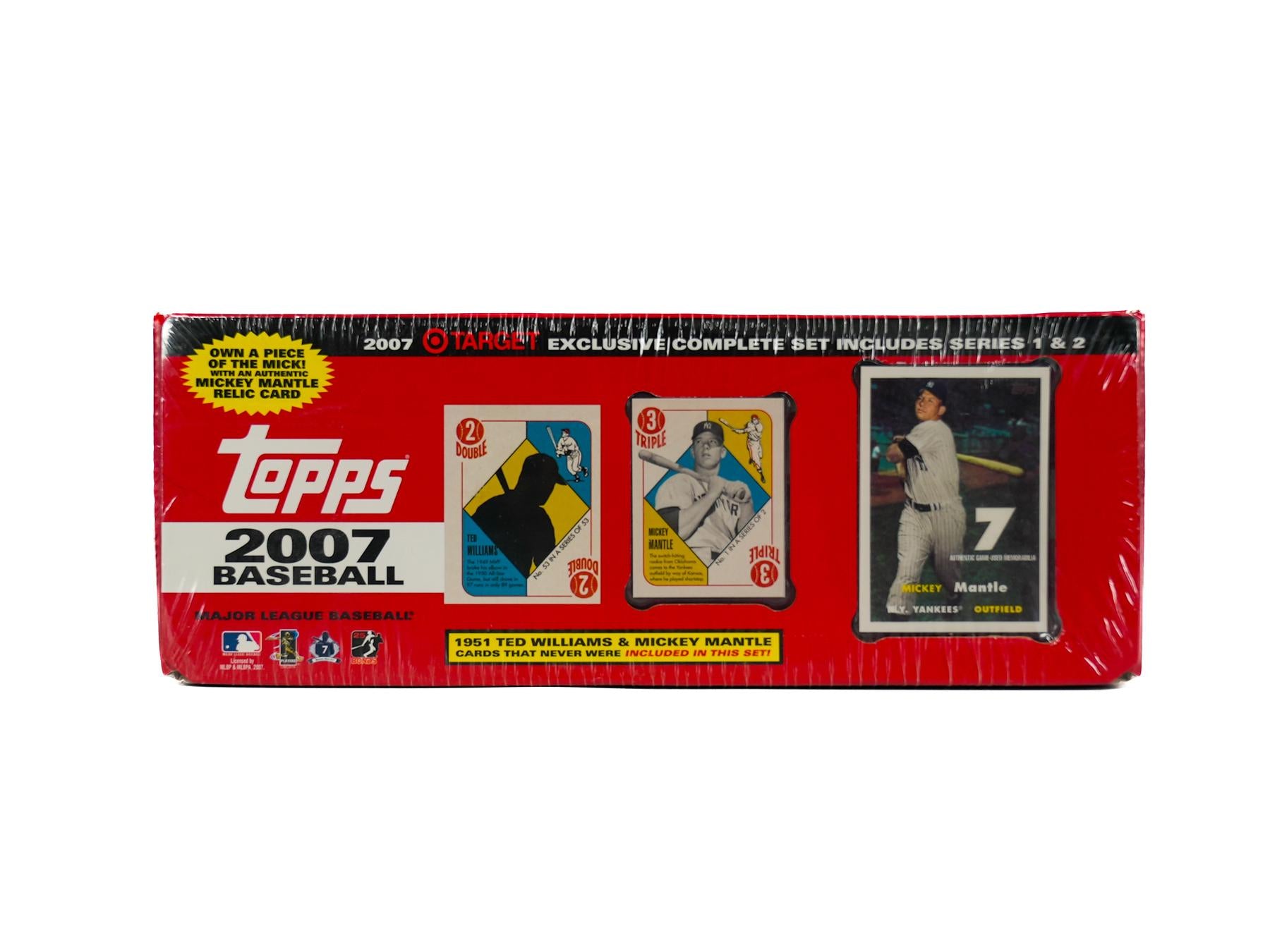 2007 Topps Factory Set Baseball with Free Mickey Mantle Relic