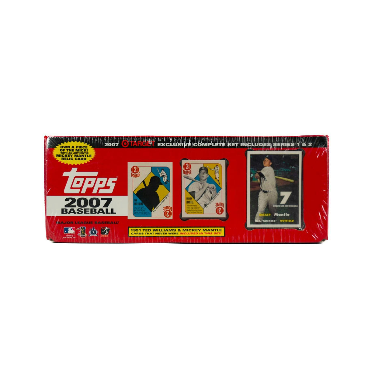 2007 Topps Factory Set Baseball with Free Mickey Mantle Relic