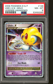 Pokemon D&P Legends Awakened Uxie Lv.X 146/146 PSA 8