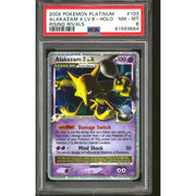 Pokemon Platinum Rising Rivals Alakazam 4 Lv.X 103/111 PSA 8