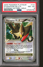 Pokemon Platinum Supreme Victors Staraptor FB Lv.X 147/147 PSA 8