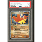Pokemon EX Deoxys Hariyama ex 100/107 PSA 7