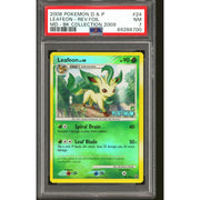 Pokemon Burger King Platinum Promo Reverse Holo Foil Leafeon 24/100 PSA 7