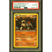 Pokemon Noble Victories Terrakion 73/101 PSA 10 GEM MINT POP 5
