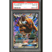 Pokemon Sun & Moon Base Tauros GX 100/149 PSA 10 GEM MINT