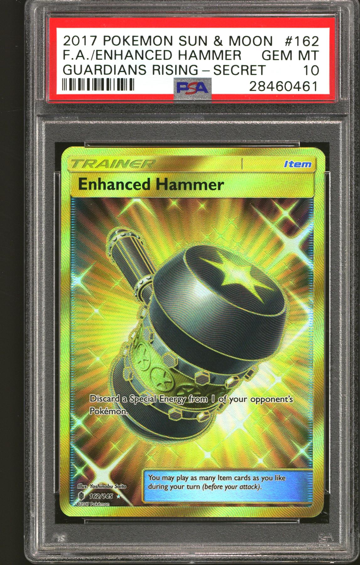 Pokemon Guardians Rising Enhanced Hammer 162/145 PSA 10 GEM MINT
