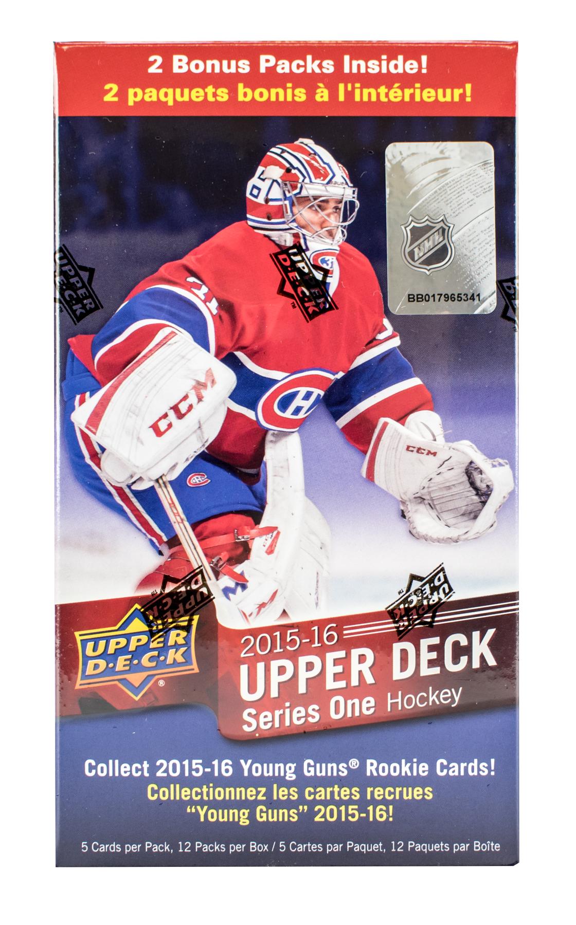 2015/16 Upper Deck Series 1 Hockey Blaster Box (Reed Buy)