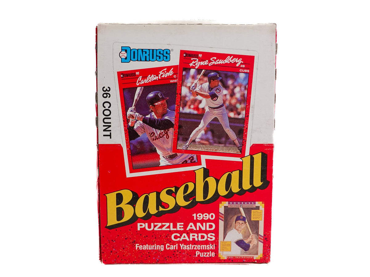 1990 Donruss Baseball Wax Box