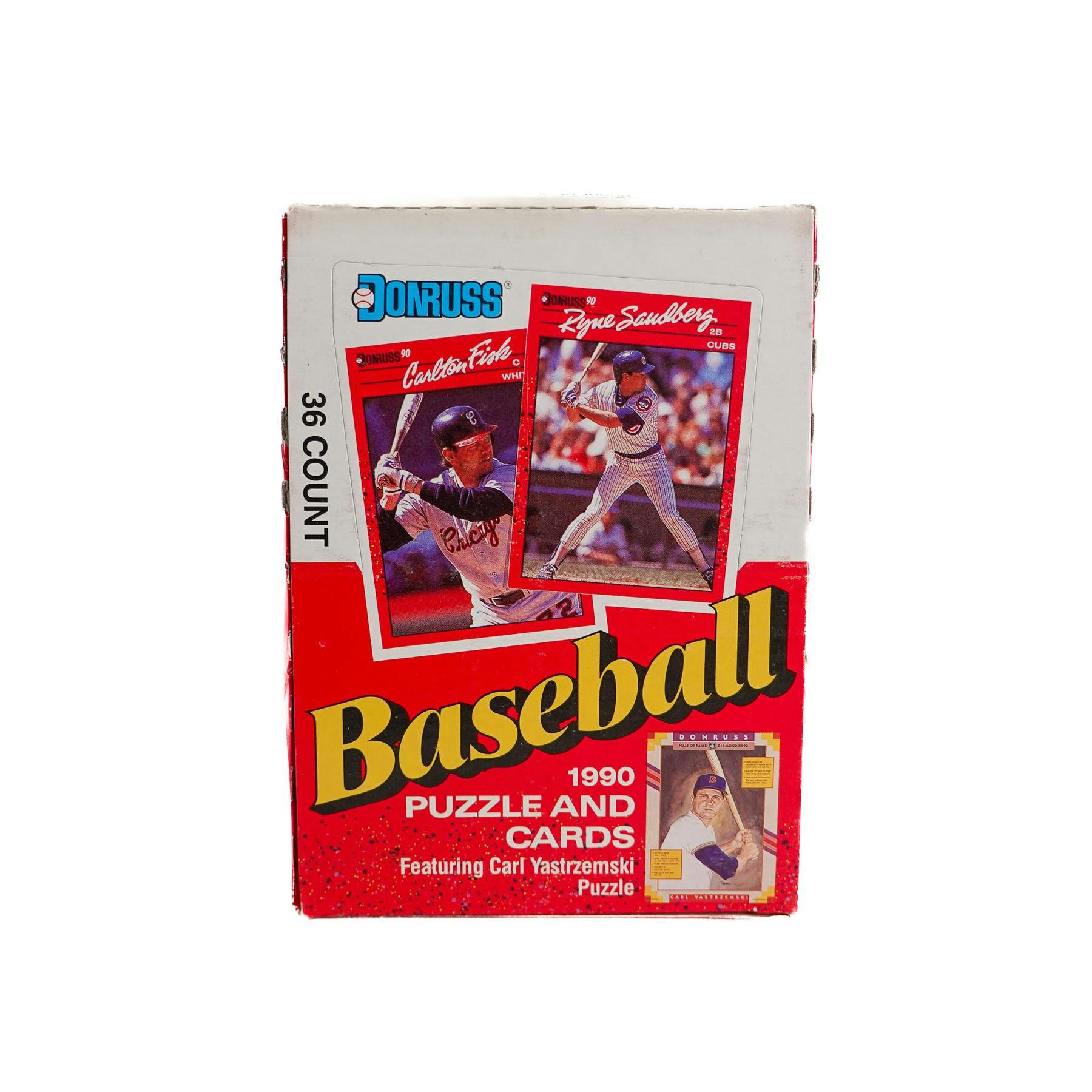 1990 Donruss Baseball Wax Box