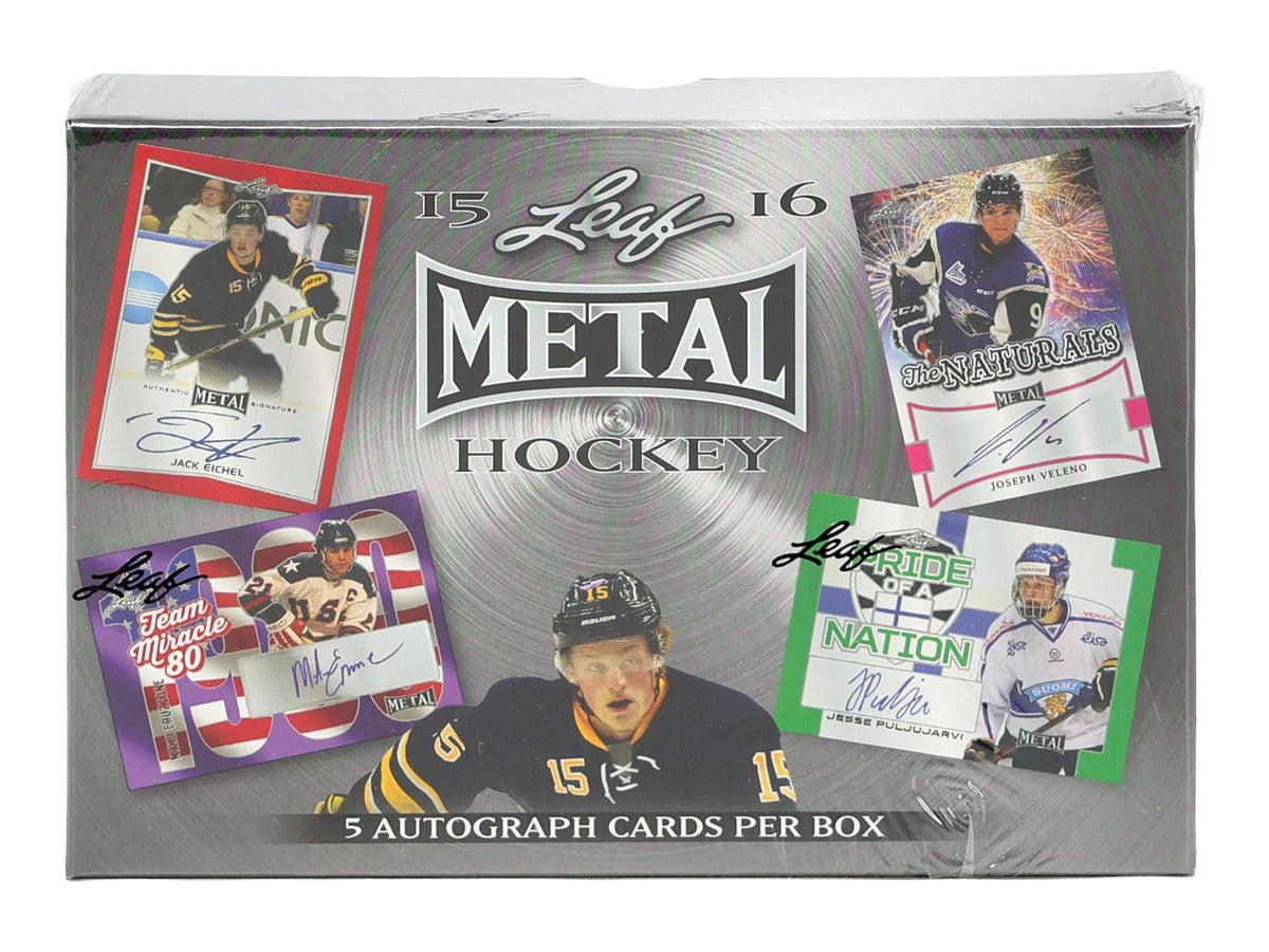 2015/16 Leaf Metal Draft Hockey Hobby Box