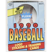 1990 Fleer Baseball Wax Box