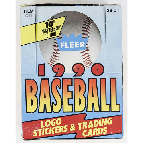 1990 Fleer Baseball Wax Box