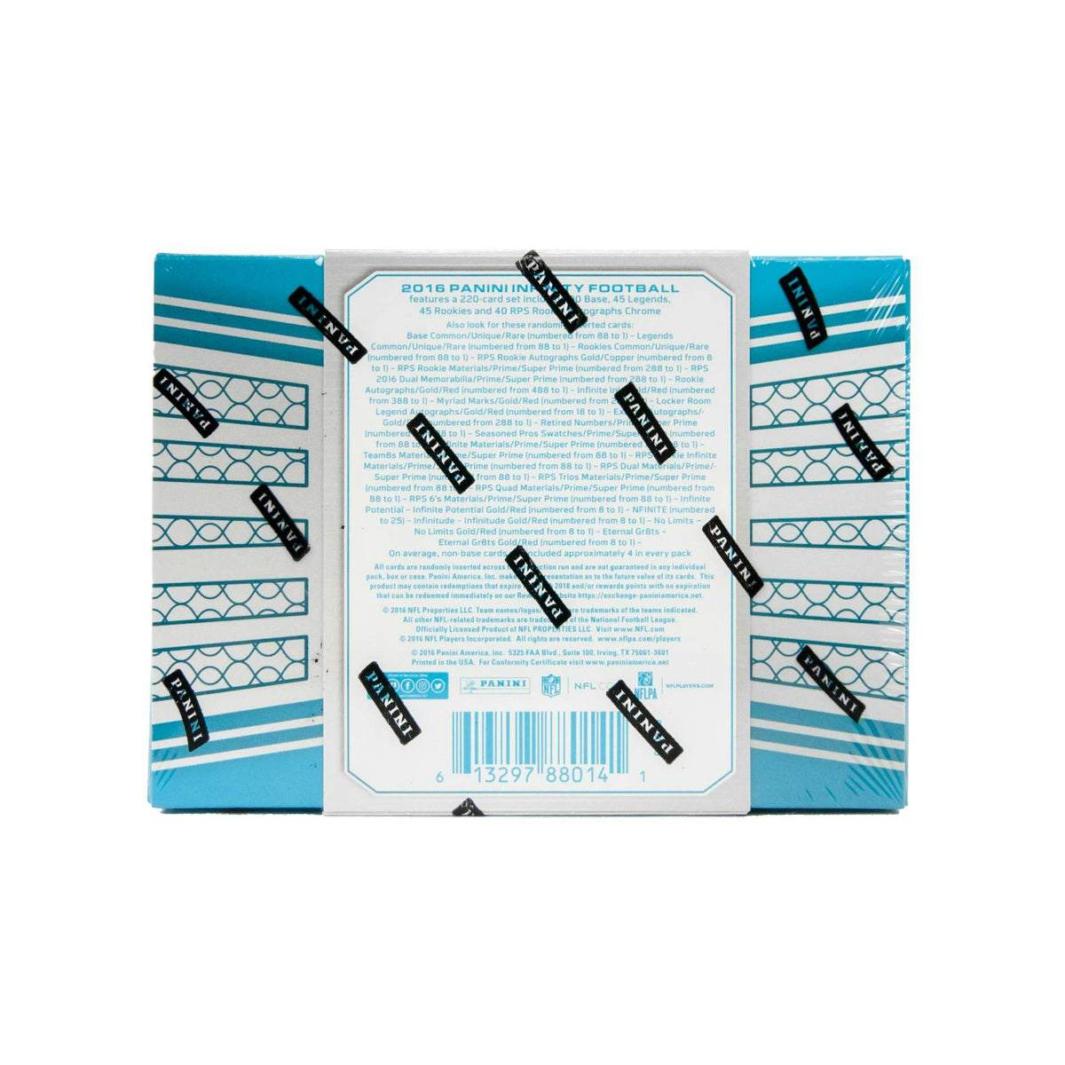 2016 Panini Infinity Football Hobby Box (Reed Buy)