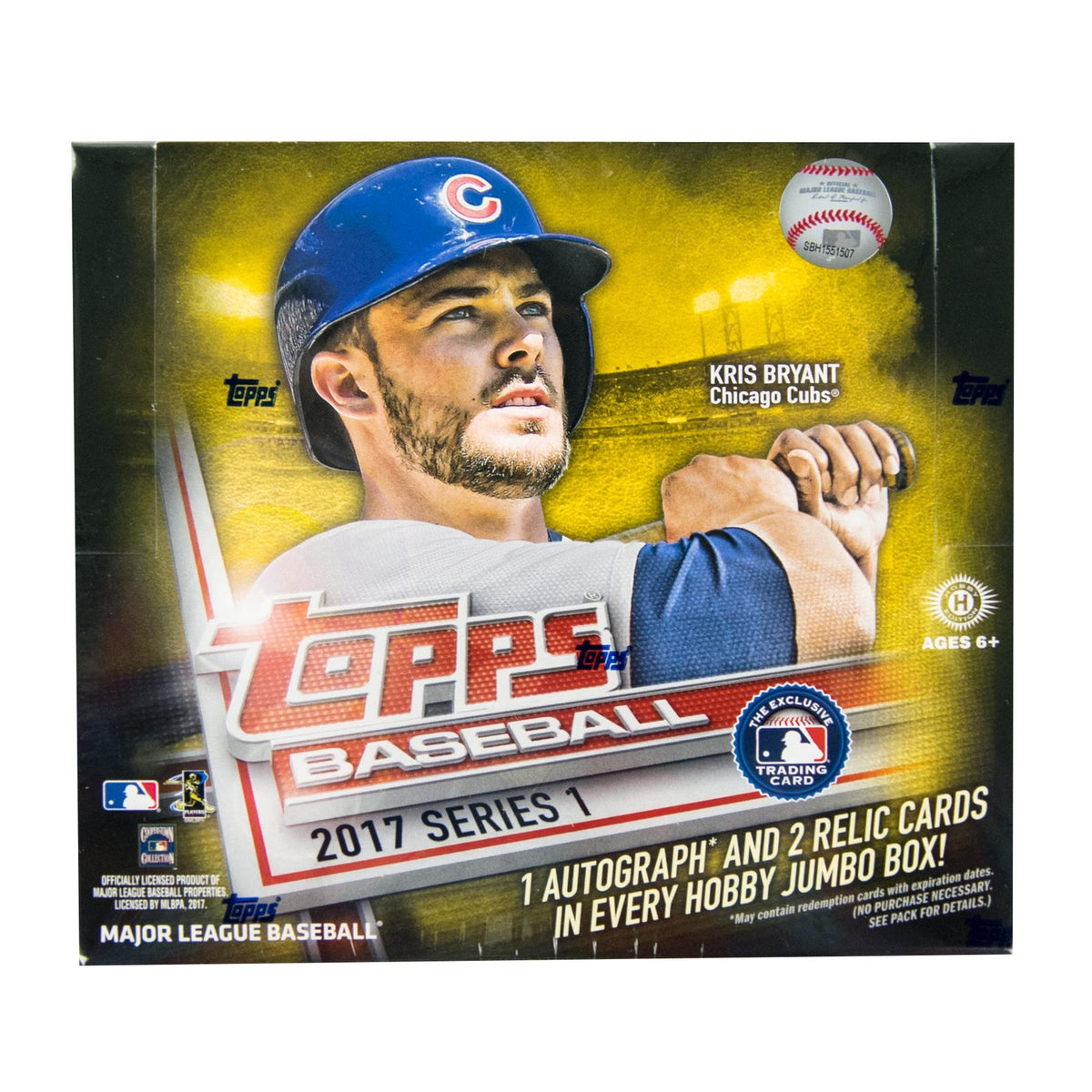 2017 Topps Series 1 Baseball Jumbo Hobby Box (Reed Buy)
