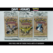 WOTC Pokemon Fossil Booster Pack Hanging Longpack UNWEIGHED RANDOM ART Factory Sealed