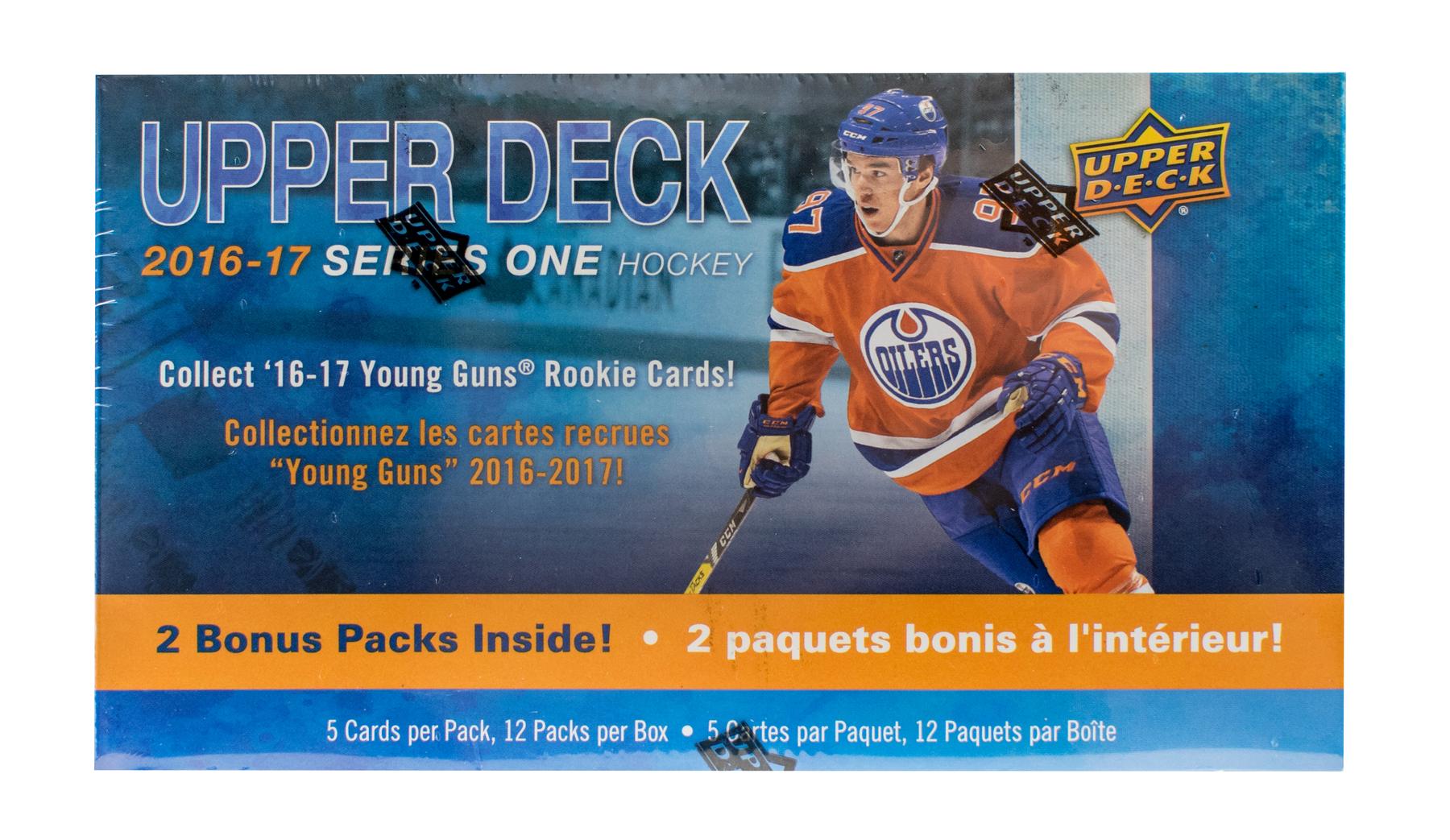 2016/17 Upper Deck Series 1 Hockey 12-Pack Blaster Box (Reed Buy)