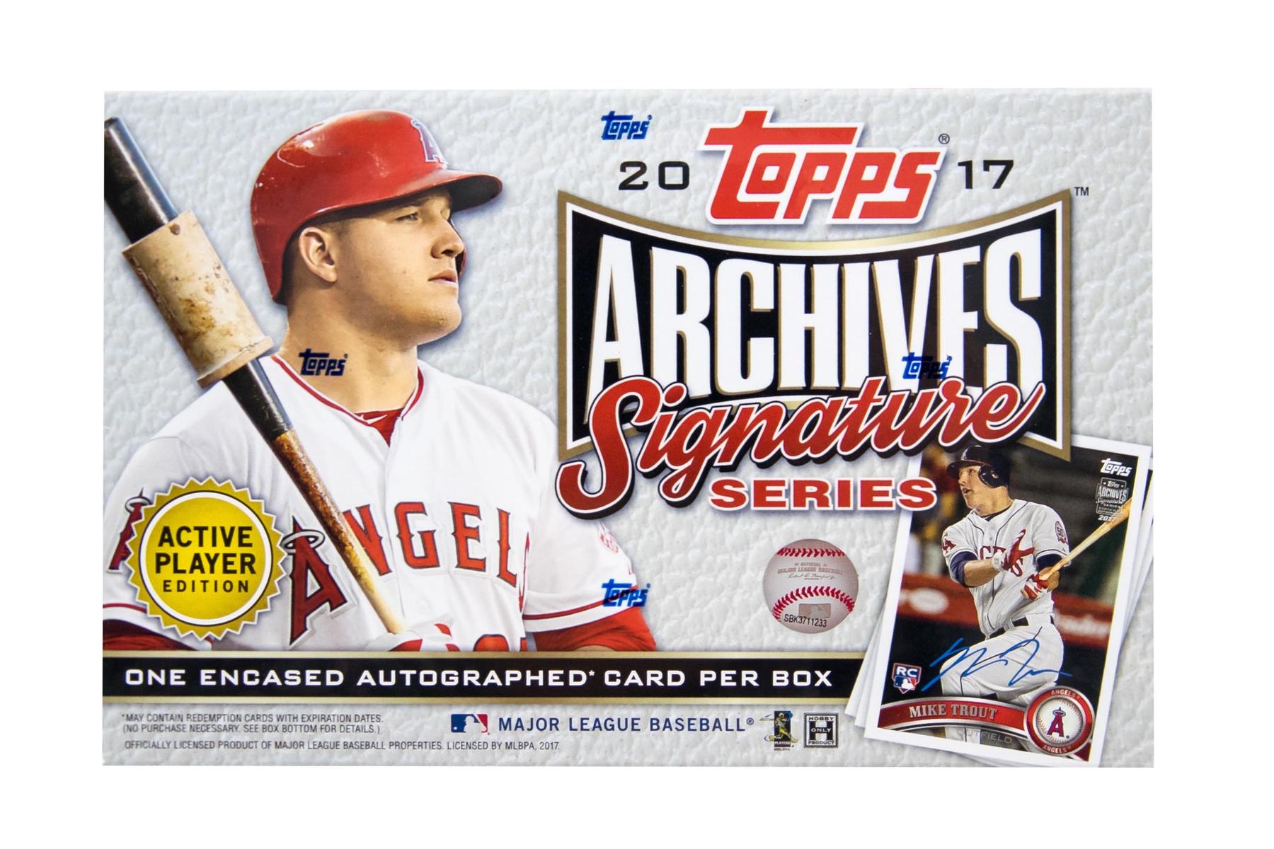 2017 Topps Archives Signature Series Baseball Hobby Box (Reed Buy)