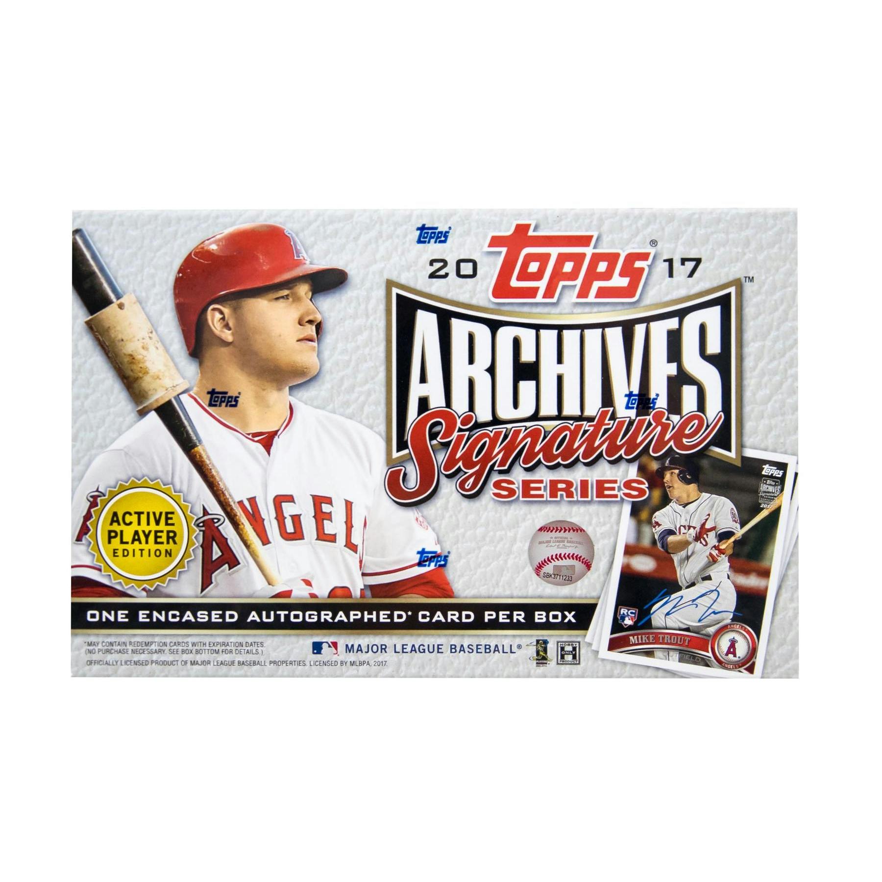 2017 Topps Archives Signature Series Baseball Hobby Box (Reed Buy)