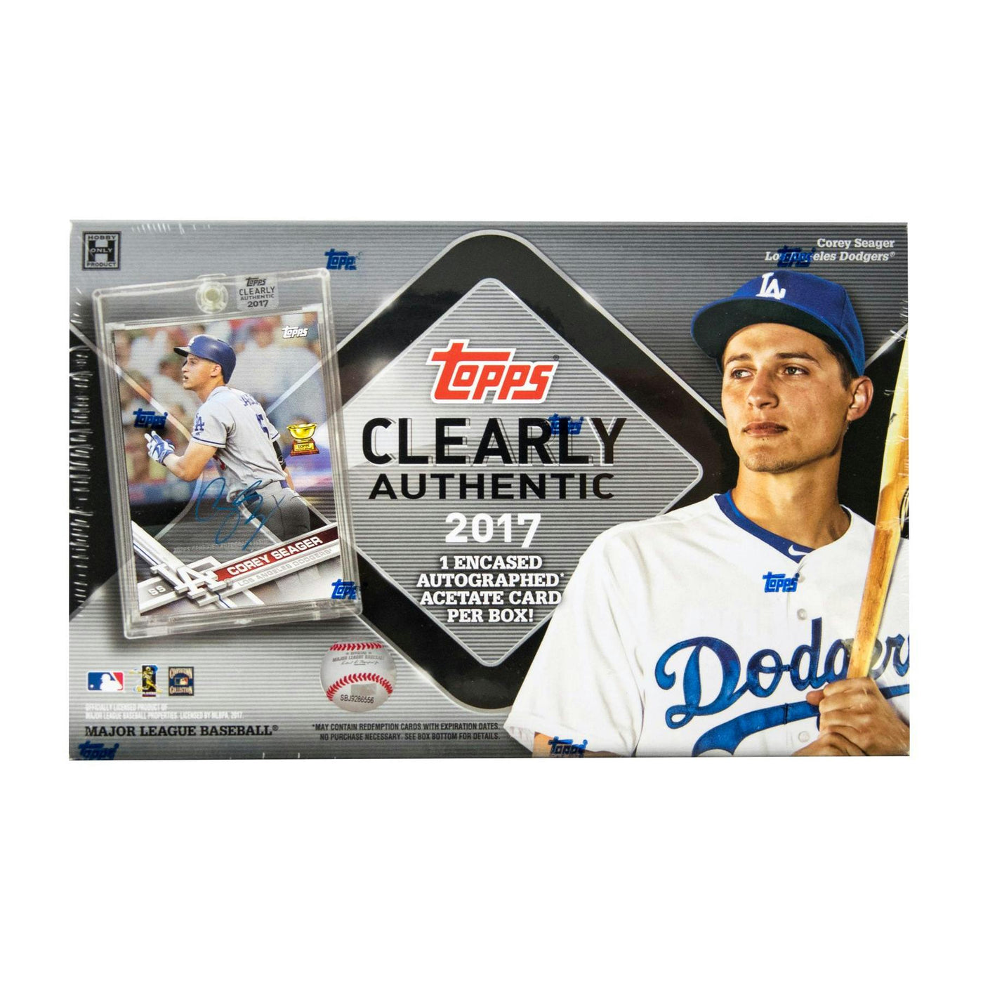 2017 Topps Clearly Authentic Baseball Hobby Box (Reed Buy)