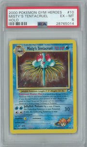 Pokemon Gym Heroes Misty's Tentacruel 10/132 PSA 6